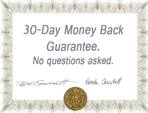 30-day money back guarantee